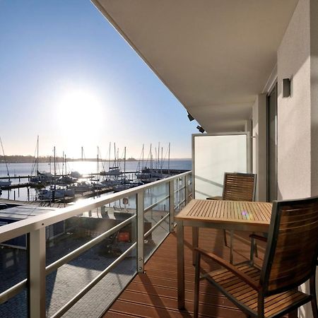 Apartment 12 - "Silbermoewe I" - Blickrichtung Yacht- Und Binnenhafenoffenes Meer 엑케른포르데 외부 사진