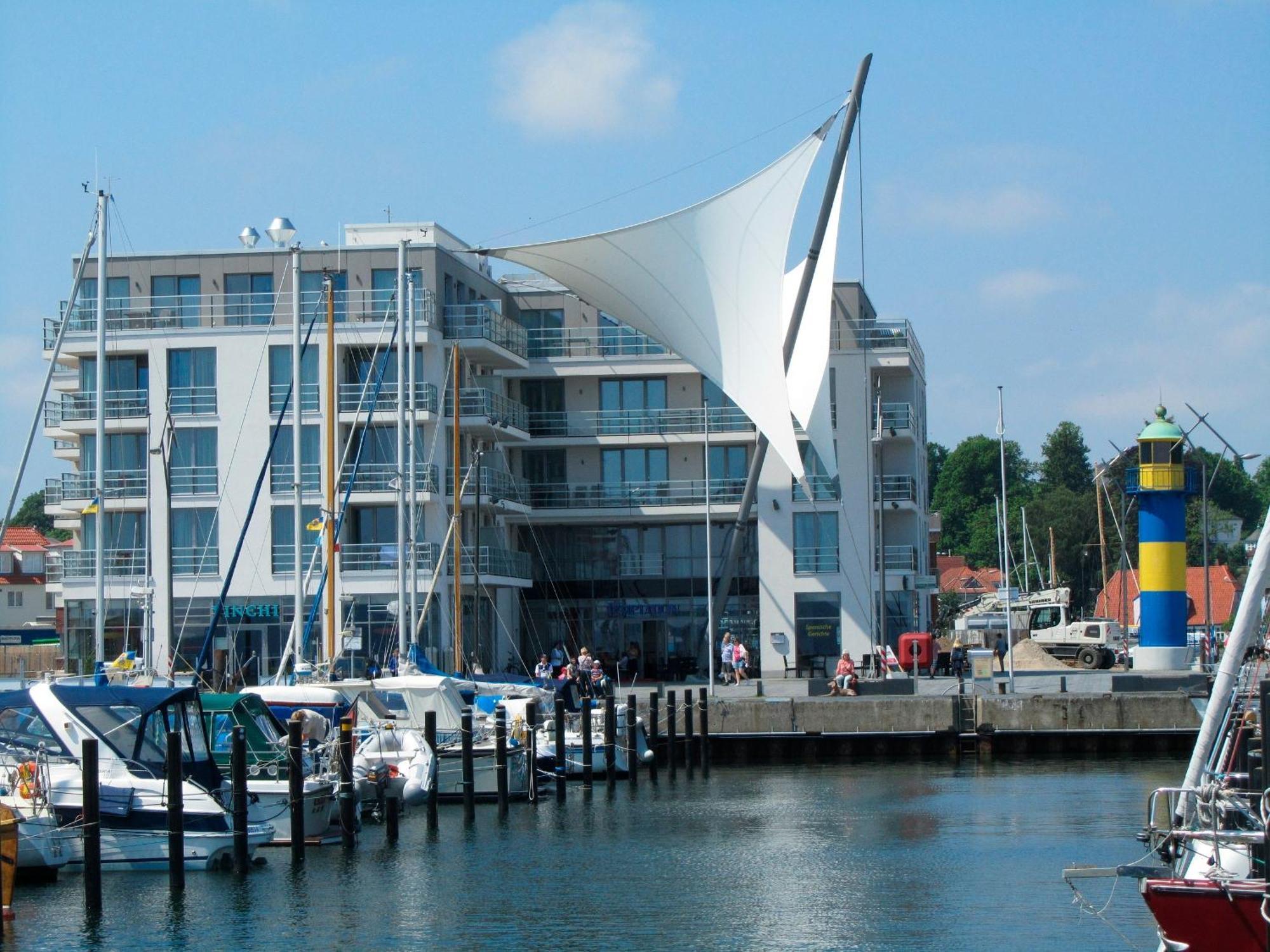 Apartment 12 - "Silbermoewe I" - Blickrichtung Yacht- Und Binnenhafenoffenes Meer 엑케른포르데 외부 사진